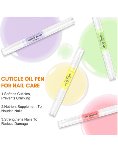 Bolígrafo Aceite Cutículas Makartt 12 Piezas Hidratante 2