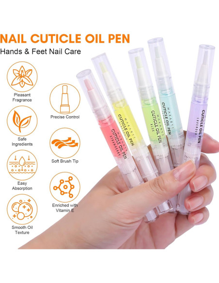 Bolígrafo Aceite Cutículas Makartt 12 Piezas Hidratante