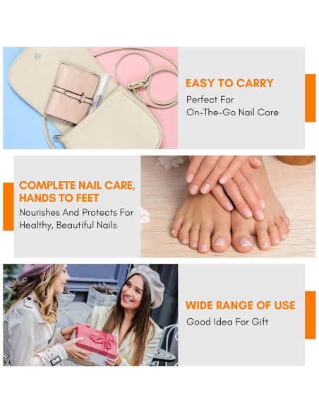 Bolígrafo Aceite Cutículas Makartt 12 Piezas Hidratante