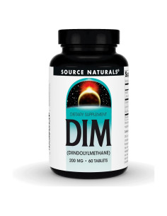 Suplemento DIM Source Naturals 200mg con BioPerina - 60 Tabletas