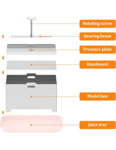 Prensa de Tofu Grande Fizocosisto Acero Inoxidable 304