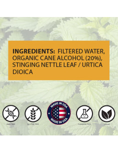 Tintura de Hoja de Ortiga Punzante Raíz + Primavera 30 ml 2