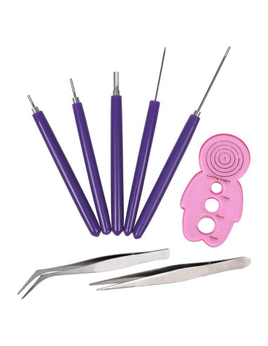 Juego de Herramientas de Quilling Woohome 5 PCS para Principiantes