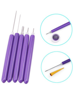 Juego de Herramientas de Quilling Woohome 5 PCS para Principiantes 2