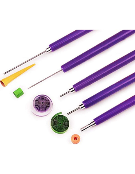 Juego de Herramientas de Quilling Woohome 5 PCS para Principiantes