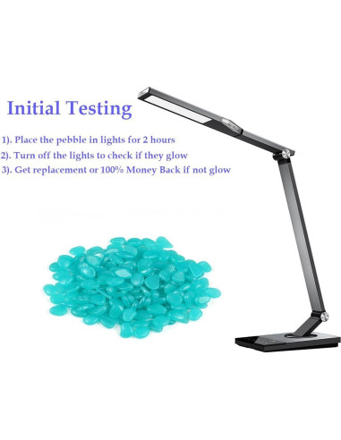 Piedras Brillantes en la Oscuridad Party Zealot 400 PCS Azul