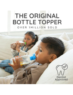 Tapa de Botella a Prueba de Derrames Kiddikap - Silicona 100% - Paquete de 3 2