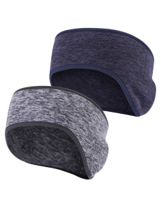 Cinta Calentadora de Orejas Obacle - Forro Polar, Paquete de 2