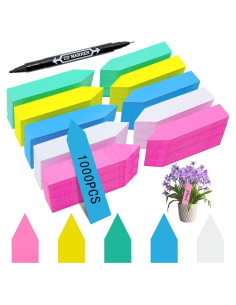 Etiquetas de Jardín Diteryy 1000 Pcs Plástico Multicolor