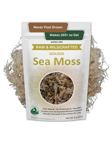 Musgo Marino Dorado Pristine Nutri 226g Crudo y Natural