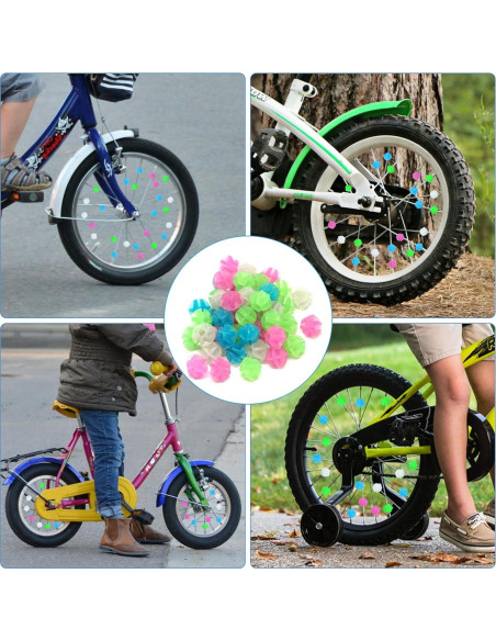 144 Perlas Coloridas para Radios de Bicicleta ZooviHyvi