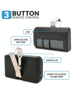 Control Remoto de Garaje Garage2Go GD R27 MLT 3B-X2 - 2 Paquete 2