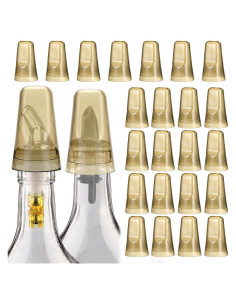 25 Cubiertas de Vertedor SuproBarware - Tapas de Polvo Transparentes