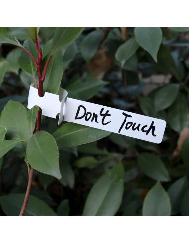 200 Etiquetas de Plantas AIQINHU PVC 21 cm Impermeables