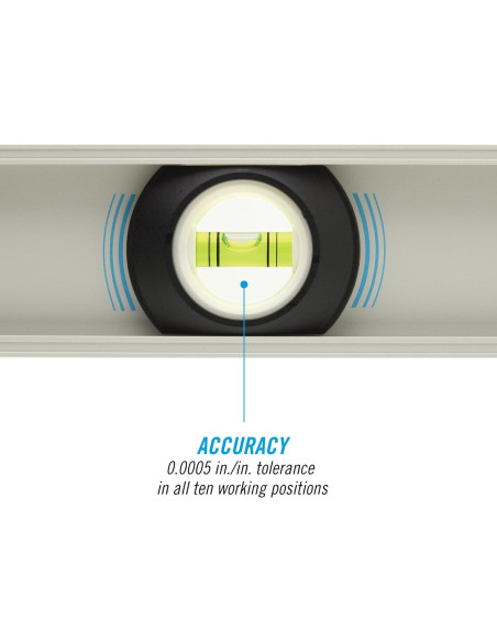 Nivel I-Beam 24" CHANNELLOCK Aluminio Profesional 3 Viales