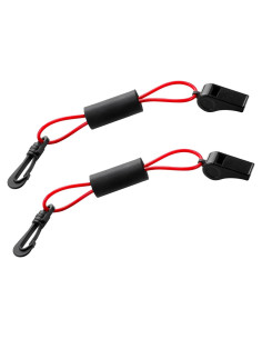 Silbato de Seguridad con Cordón Seenelling - 4 Piezas