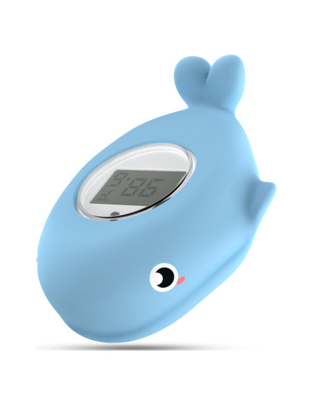 Termómetro de baño digital BabyElf ballena azul para bebés