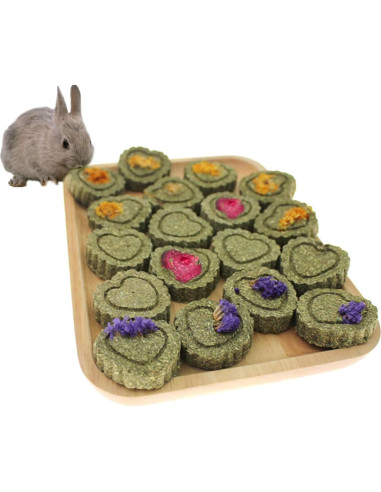 36 Piezas Juguetes Masticables Hamiledyi para Conejos y Roedores