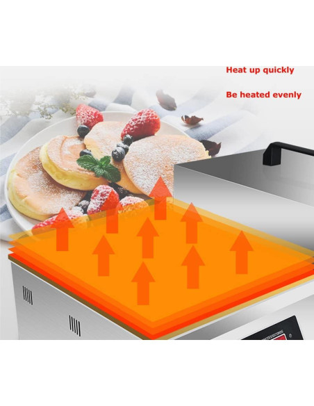 Máquina de Hacer Soufflé Eléctrica JARYANNIX 110V Acero Inoxidable