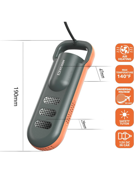 Secador de Botas y Zapatos Portátil XCMAN SD-3 - Ultra Silencioso