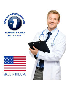 Tapones para oídos Mack's 50 pares espuma 33dB NRR cómodos 2