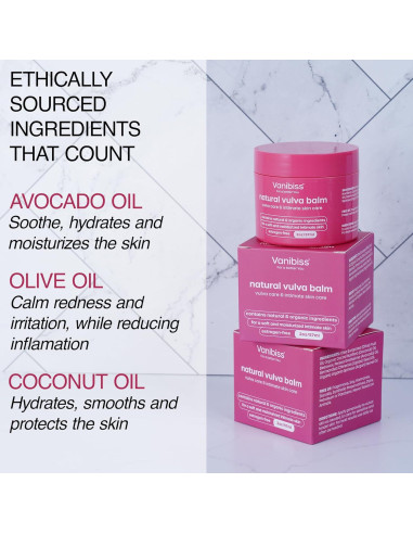 Bálsamo Natural para Vulva Vanibiss 56.7g - Hidratante y Calmante