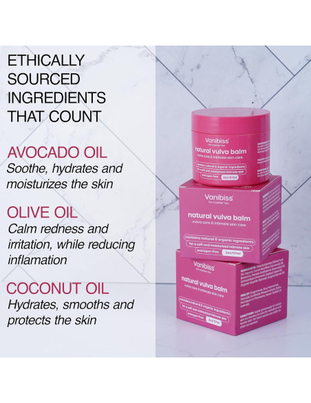 Bálsamo Natural para Vulva Vanibiss 56.7g - Hidratante y Calmante
