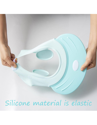 Visera de Ducha para Bebés Azul - Gorro Protector de Champú