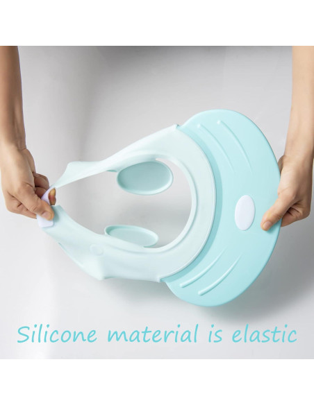 Visera de Ducha para Bebés Azul - Gorro Protector de Champú
