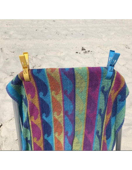 16 Clips de Toalla de Playa Kspowwin Jumbo Antiviento