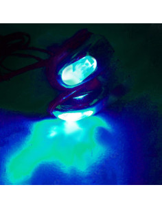 Luz LED para Limpiaparabrisas de Coche Saitedudu Azul 12V 2