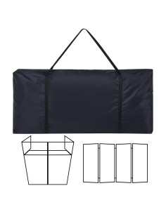 Bolsa de Transporte para Cabina de DJ Huhumy 118x56x12cm Oxford