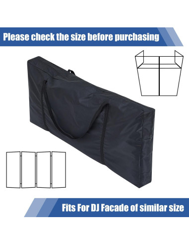 Bolsa de Transporte para Cabina de DJ Huhumy 118x56x12cm Oxford