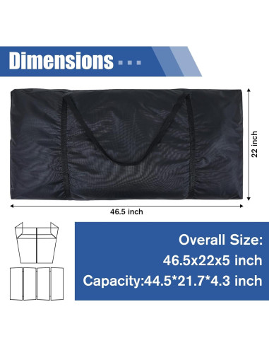 Bolsa de Transporte para Cabina de DJ Huhumy 118x56x12cm Oxford