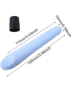 Soporte de Tiza Ajustable Honbay con Clip y Imán Azul 2