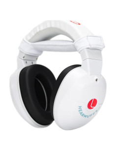 HearMuffs Sounds Blanco - Protección Auditiva Bebés y Niños 0-4 Años