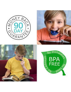 Collar Masticable Munchables Antiestrés Púrpura Ondulado 10.8cm 2