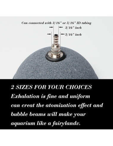 Piedra de Aire Cilindro Quickun 2" para Acuario y Hidroponía