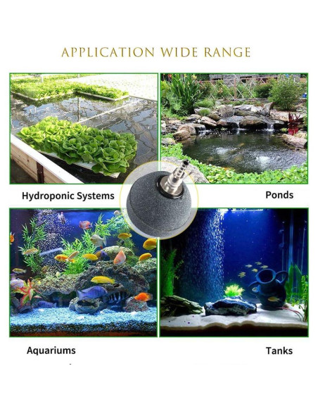 Piedra de Aire Cilindro Quickun 2" para Acuario y Hidroponía