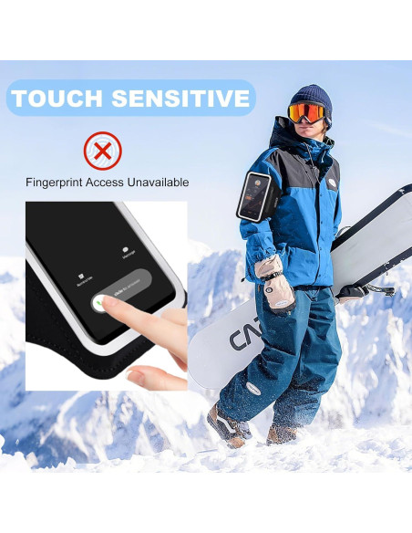 Banda de Correr PEDVSTY para Teléfonos hasta 6.8" Negra