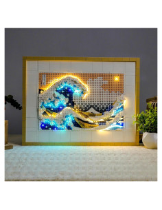 Kit de Iluminación LED Brickshining para LEGO Hokusai 31208