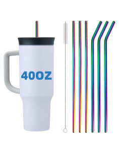 Popotes de Acero Inoxidable Taladad para Owala 40oz - 6 Piezas