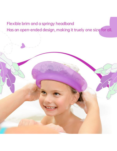 Visera de Baño Kair para Niños y Bebés - Color Púrpura