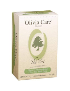 Jabón Orgánico de Té Verde Olivia Care - 142g para Piel Sensible 2
