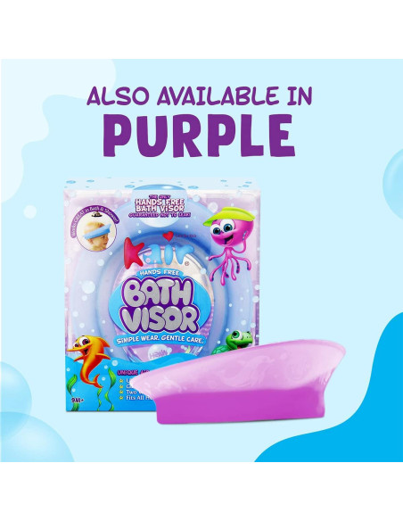 Visera de Baño Kair para Niños y Bebés - Color Púrpura