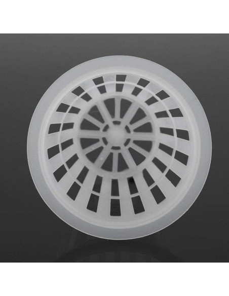 Canastas Hidropónicas 10 Pcs EBTOOLS 5.08 cm Plástico Blanco