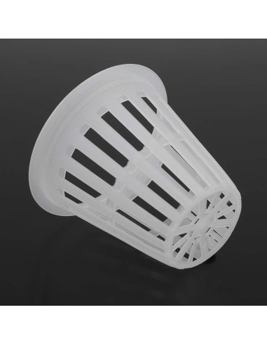 Canastas Hidropónicas 10 Pcs EBTOOLS 5.08 cm Plástico Blanco