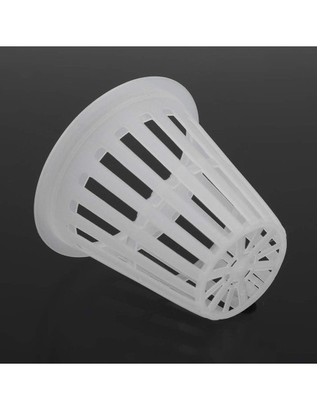 Canastas Hidropónicas 10 Pcs EBTOOLS 5.08 cm Plástico Blanco