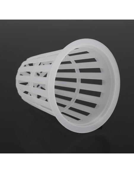 Canastas Hidropónicas 10 Pcs EBTOOLS 5.08 cm Plástico Blanco
