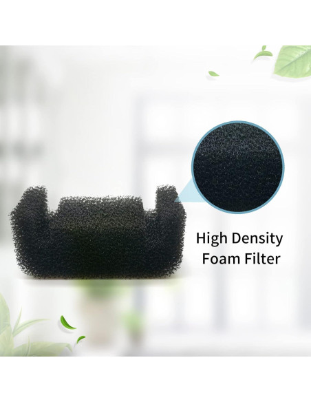 Paquete de 4 Filtros y 4 Esponjas para Fuente de Agua Gatos